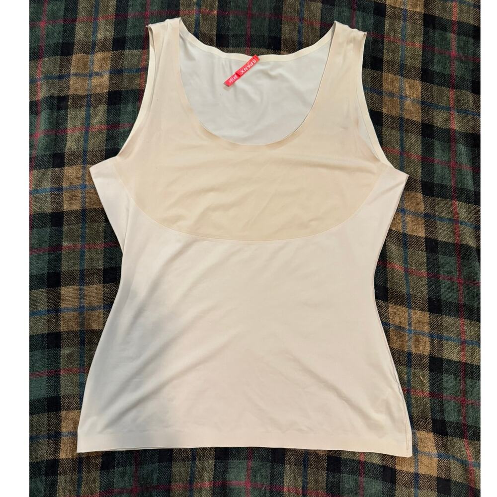 Spanx Women's Cream Tank Top